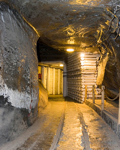 Wieliczka salt mine in Poland