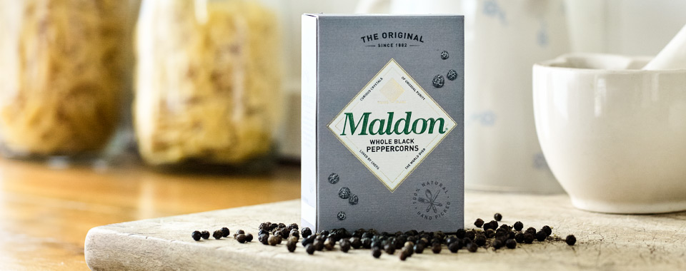 Maldon Whole Black Peppercorns