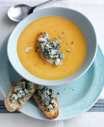 Twice cooked Harlequin Squash Soup