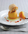 Poached Pear in Caramel