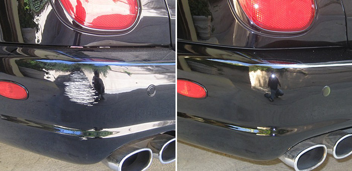 Bumper scratch repairs